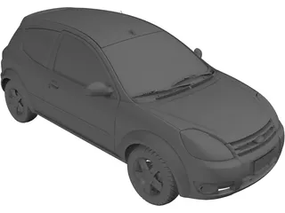 Ford Ka (2008) 3D Model