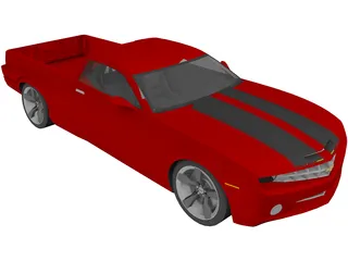 Chevrolet Camaro Elcomino (2010) 3D Model