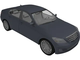 Hyundai Genesis 3D Model