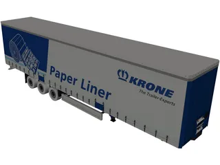 Trailer Krone 3D Model