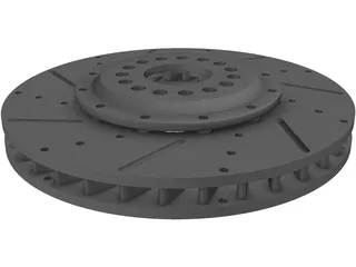 Brake Disc Fully Floating 3D Model