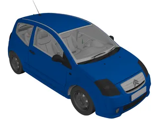 Citroen C2 3D Model