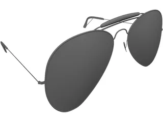 Rayban Sunglasses 3D Model