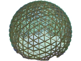 Geodesic Dome 3D Model