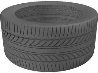 Tire Bridgestone Potenza 3D Model