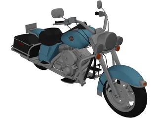 Harley-Davidson Road King 3D Model