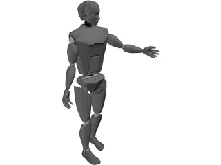 Crash Test Dummy 3D Model