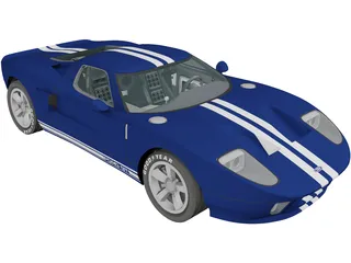 Ford GT40 3D Model