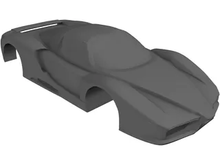 Ferrarri Enzo Body 3D Model