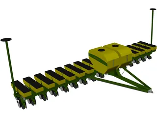 John Deere Corn Planter 3D Model