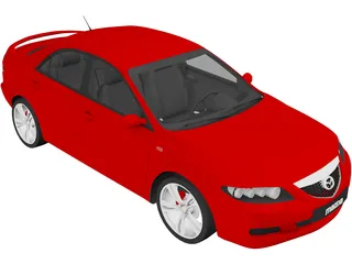 Mazda 6 MPS (2006) 3D Model