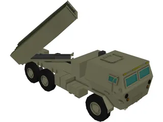 USMC High Mobility Artillery Rocket System (HIMARS) 3D Model