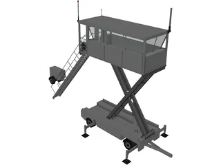 Mobile Air Traffic Control 3D Model