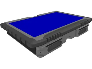 Tectra Getac v100 Laptop 3D Model