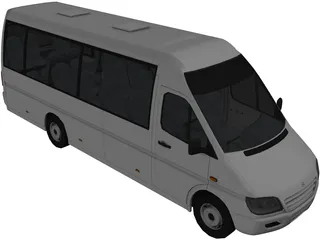 Mercedes-Benz Microbus 3D Model