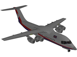 British Aerospace BAe 146 Statesman 3D Model