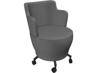 Tarn Orangebox Chair 3D Model