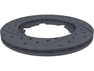 Disc Brake Rotor 3D Model