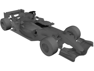 McLaren MP4-20 F1 3D Model