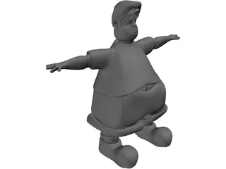 Fatty Boy 3D Model