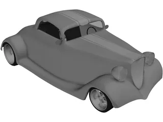 Ford Hot Rod 3D Model