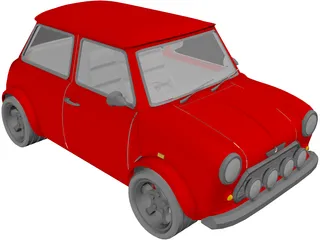 Mini Cooper 3D Model