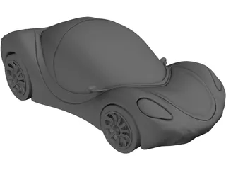 Venus concept car 3D Model