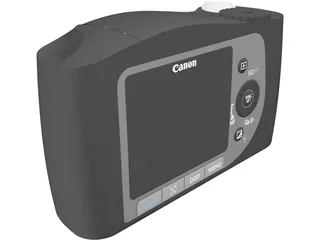 Canon SX120 IS Powershot 3D Model