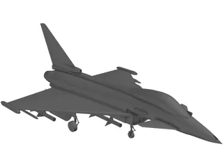 Eurofighter 2000 3D Model