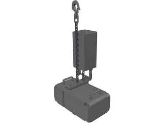 C.O.W. Chainhoist 1000kgs 3D Model