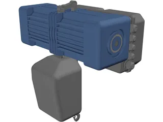 Donati Hoist 500kgs 3D Model