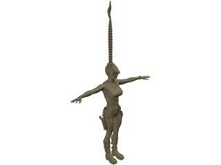 Lara Croft 3D Model