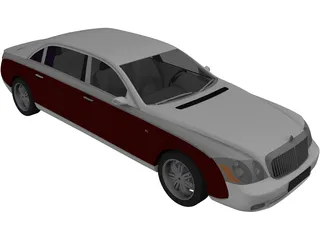 Maybach S57 (2009) 3D Model