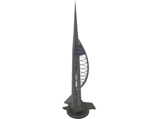 Spinnaker Tower 3D Model