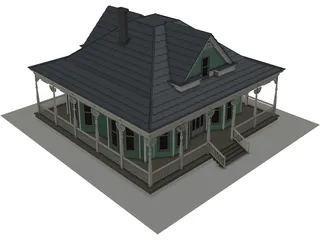 Antique House 3D Model