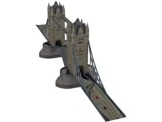 Tower Bridge London 3D Model