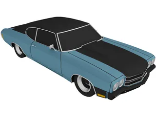 Chevrolet Chevelle (1975) 3D Model