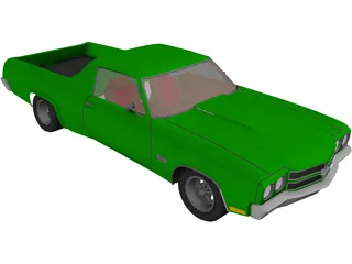 Chevrolet El Camino (1975) 3D Model