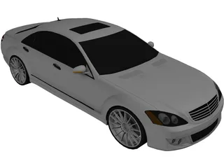 Mercedes-Benz S600 Brabus (2010) 3D Model