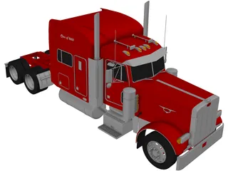 Peterbilt 379 (2009) 3D Model