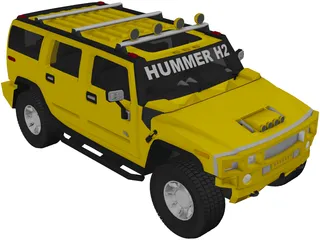 Hummer H2 Custom 3D Model