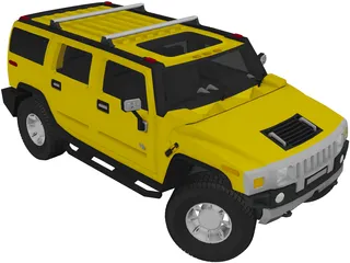 Hummer H2 3D Model