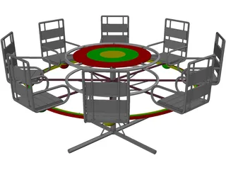 Carousel 3D Model