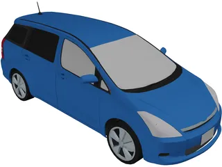 Toyota Wish 3D Model