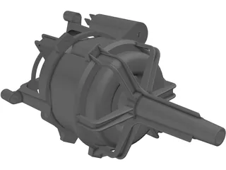 Electric Motor 3D Model