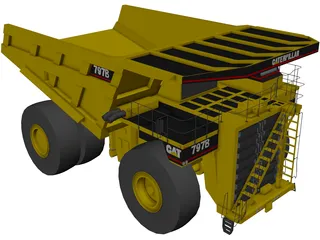 Caterpillar 797B 3D Model