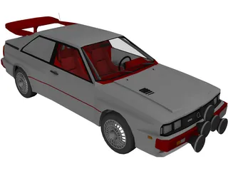 Audi Sport Quattro 3D Model