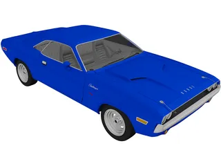 Dodge Challenger R/T (1970) 3D Model