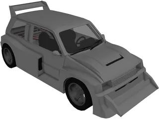 MG Metro 6R4 Group B 3D Model