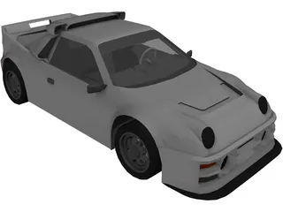 Ford RS200 Group B 3D Model